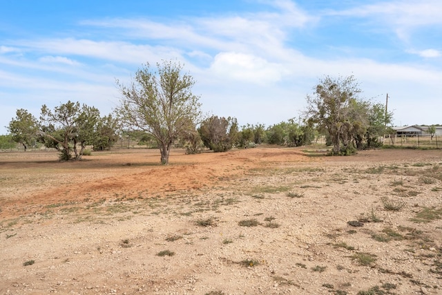 view of undeveloped land featuring rural landscape