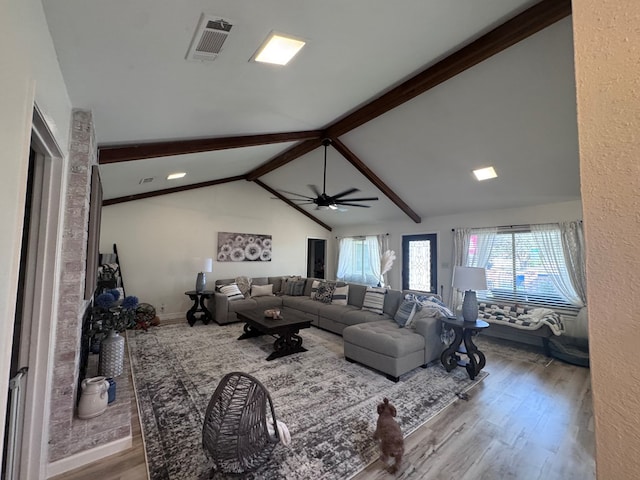3212 Fannin Ave, Midland, TX 79705 - living room featuring wood finished floors and a ceiling fan