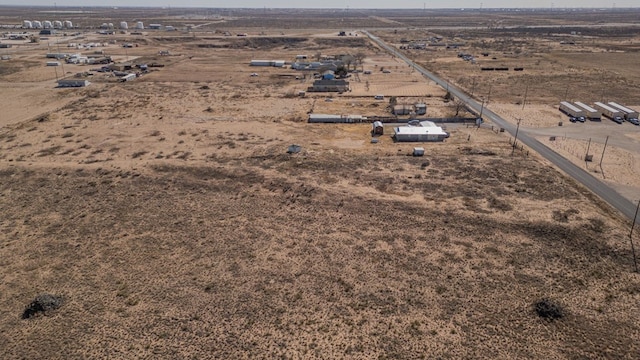 bird's eye view featuring a rural view