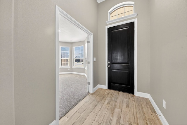 1803 Overshine Ln, Midland, TX 79705 - foyer with healthy amount of natural light and light wood-type flooring