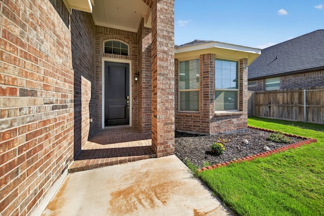 1803 Overshine Ln, Midland, TX 79705 - view of exterior entry with brick siding
