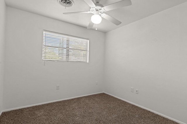 2826 Beechwood St, Odessa, TX 79761 - carpeted empty room with baseboards and a ceiling fan