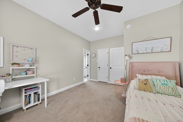 6113 Turtle Creek Rd, Midland, TX 79707 - bedroom featuring carpet and ceiling fan