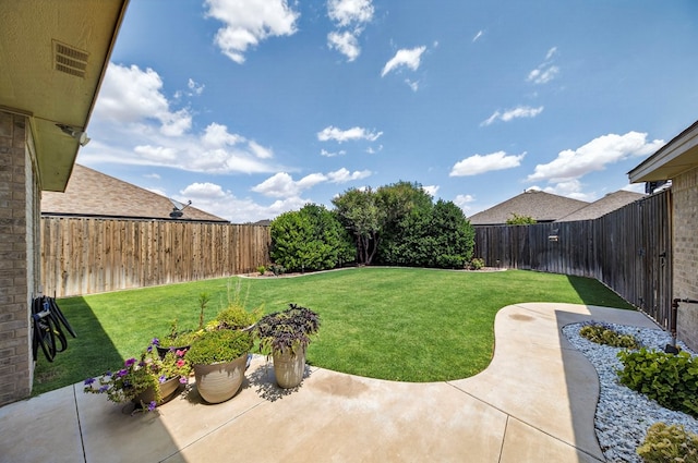 6113 Turtle Creek Rd, Midland, TX 79707 - fenced backyard with a patio