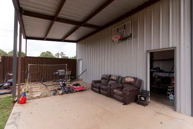 10905 E County Rd 107, Midland, TX 79706 - view of patio / terrace with a carport
