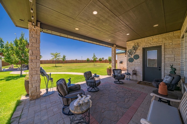 view of patio