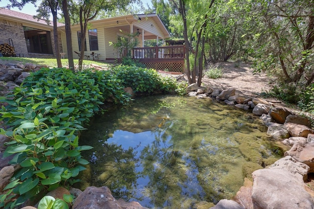 2100 Edgemere Rd, Big Spring, TX 79720 - view of yard with a deck