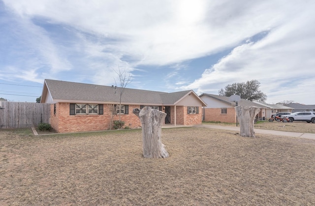 view of ranch-style home