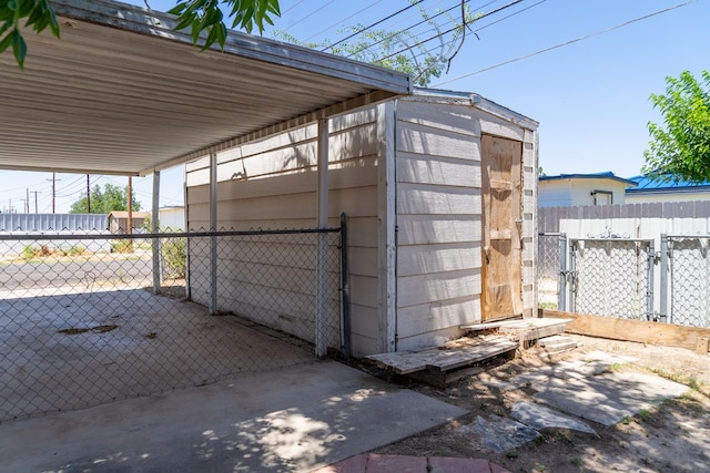 view of outbuilding