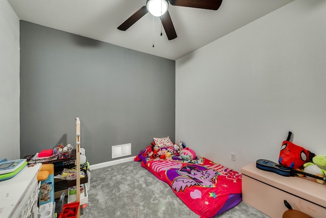 3004 W 4th, Odessa, TX 79763 - bedroom featuring carpet floors and ceiling fan