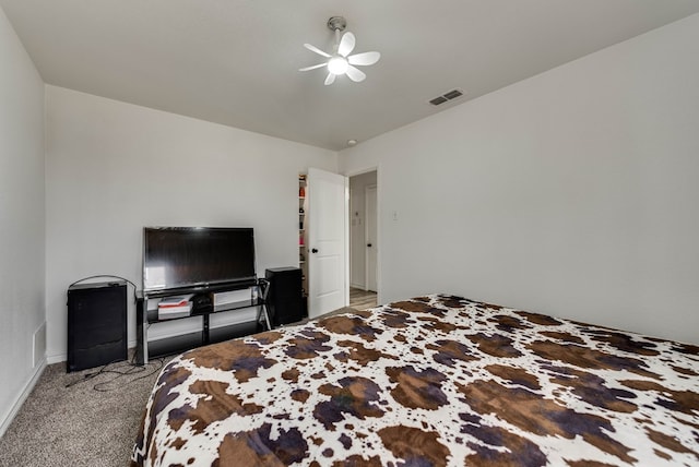 3004 W 4th, Odessa, TX 79763 - bedroom with carpet flooring and a ceiling fan
