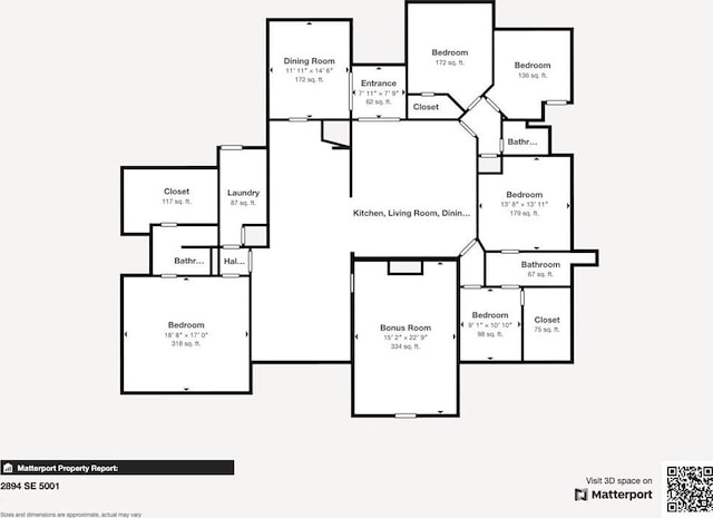 2894 SE 5001, Andrews, TX 79714 - home floor plan