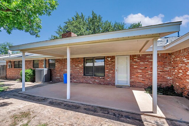 2310 W Shandon Ave, Midland, TX 79705 - view of patio with cooling unit
