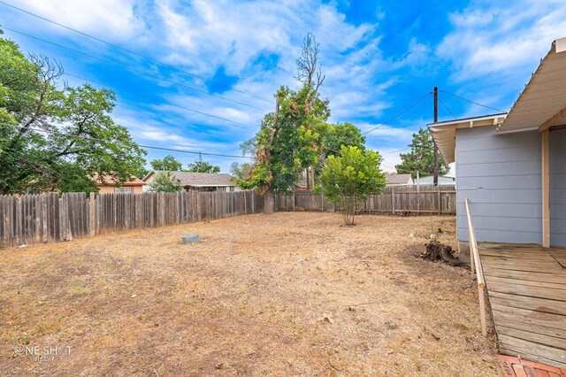 view of yard