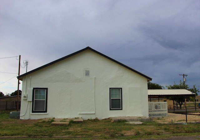 view of property exterior