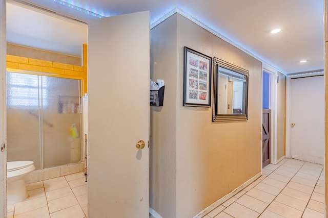 1304 Lynn Ave, Midland, TX 79705 - hallway featuring light tile patterned flooring