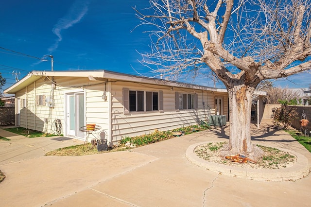 view of back of property