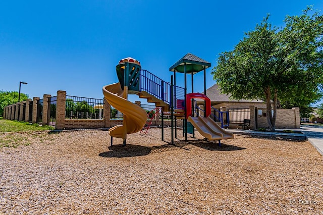 view of communal playground