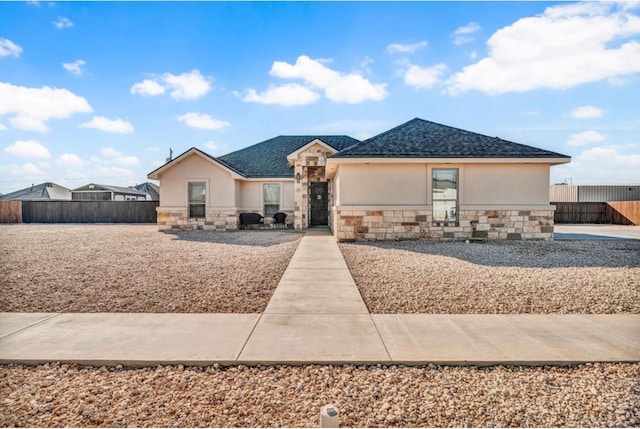 109 Stone Creek Dr, Coahoma, TX 79511 - view of single story home
