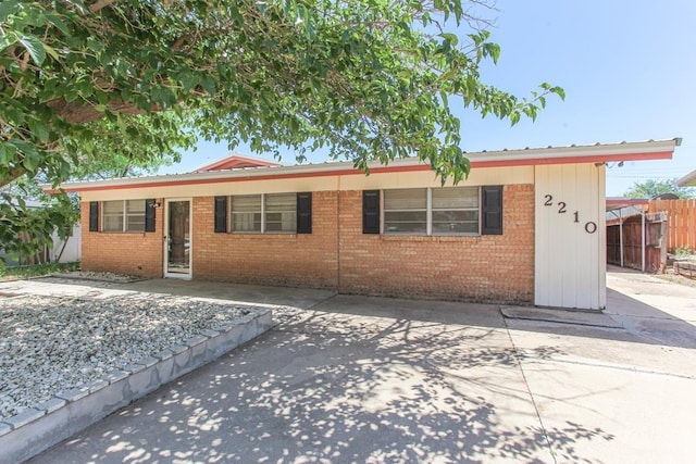 view of ranch-style house