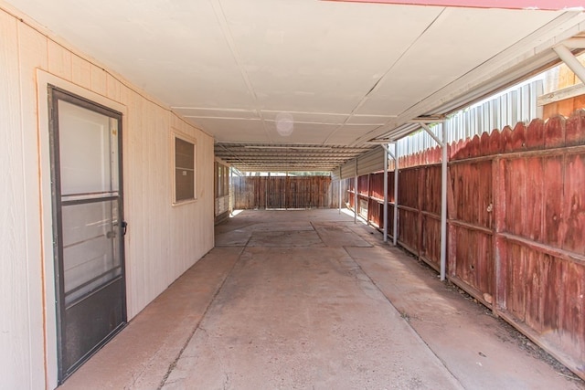 view of horse barn