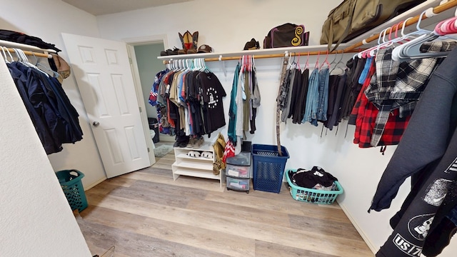 4732 Harvard Ave, Midland, TX 79703 - spacious closet with wood finished floors