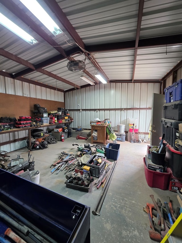 4732 Harvard Ave, Midland, TX 79703 - garage featuring a garage door opener