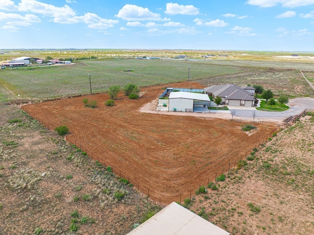 bird's eye view featuring a rural view