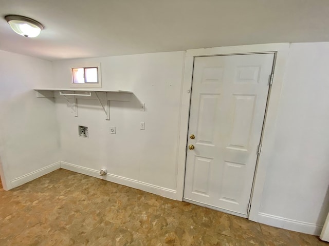 laundry room featuring hookup for a washing machine