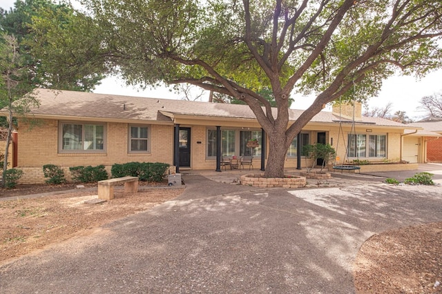 view of ranch-style house