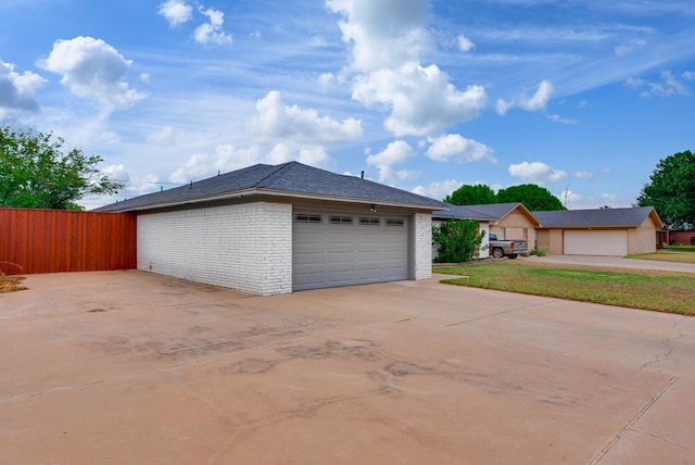 3906 Lehigh Dr, Midland, TX 79707 - garage with concrete driveway