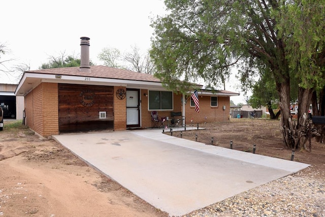 view of front of home