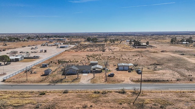 drone / aerial view featuring a rural view