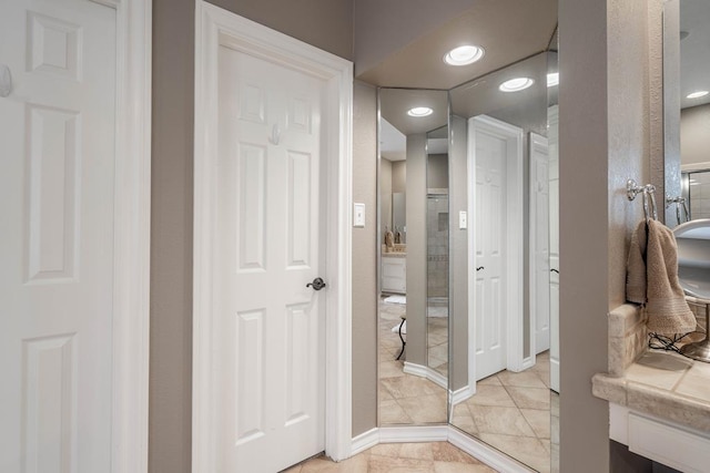 4508 Island Dr, Midland, TX 79707 - bathroom featuring vanity and baseboards