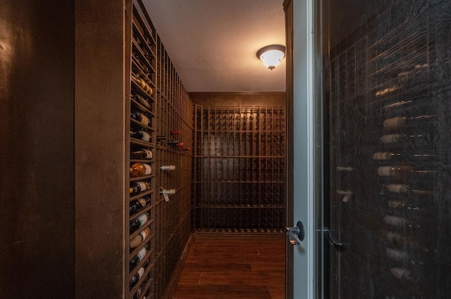 4508 Island Dr, Midland, TX 79707 - wine room with wood finished floors
