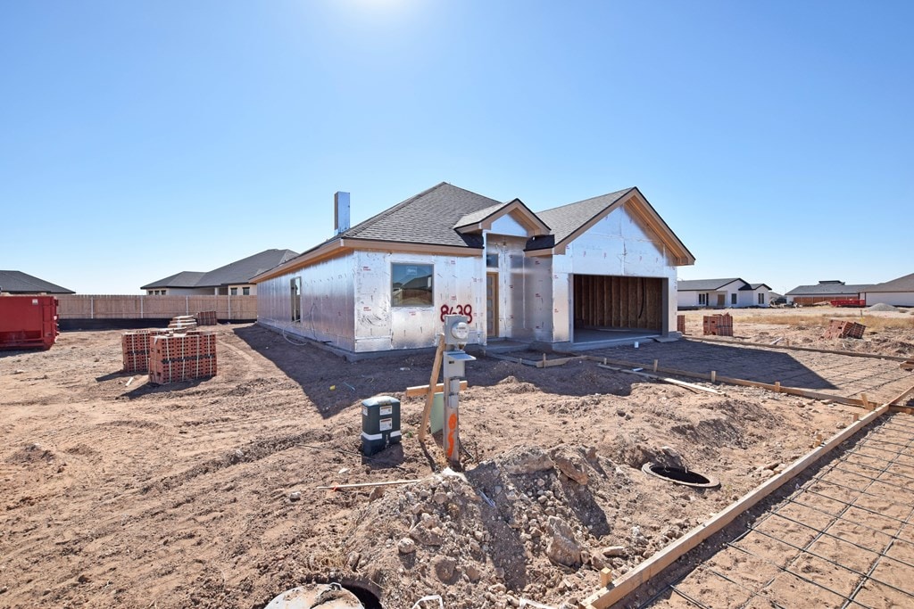 view of property in mid-construction