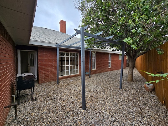 4908 Timber Ct, Midland, TX 79707 - view of patio / terrace featuring fence and area for grilling