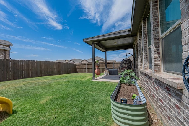 7009 Mcpherson Ln, Midland, TX 79706 - view of yard with a patio and central air condition unit