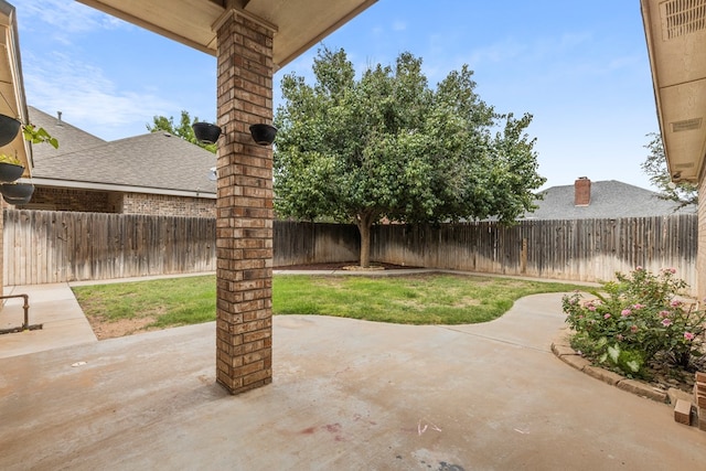 4906 Crista Ln, Midland, TX 79707 - fenced backyard with a patio