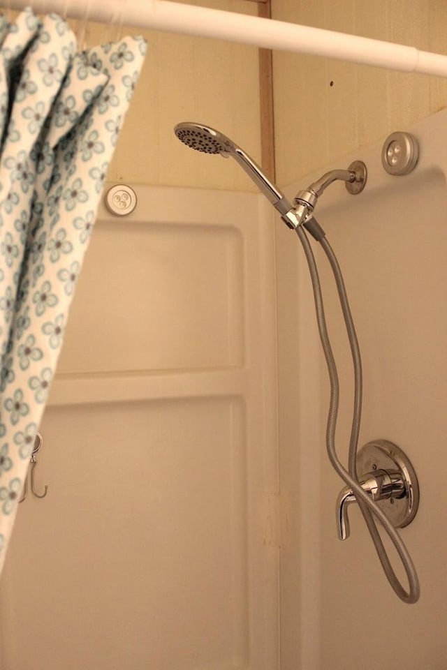 details with walk in shower