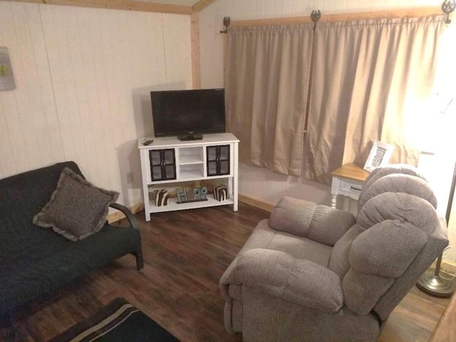 living room featuring wood finished floors