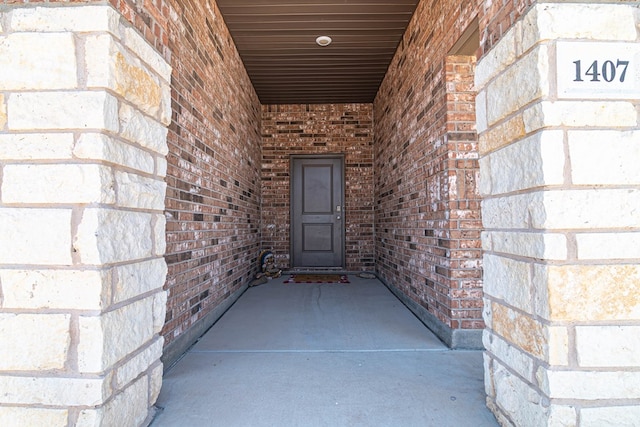 1407 Derrick Ave, Odessa, TX 79765 - entrance to property with brick siding