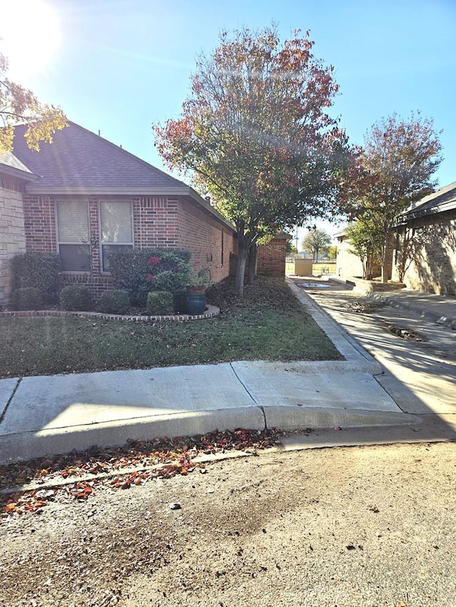 view of side of property