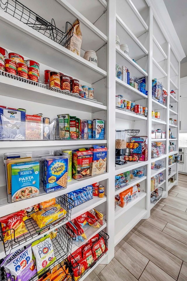 view of pantry