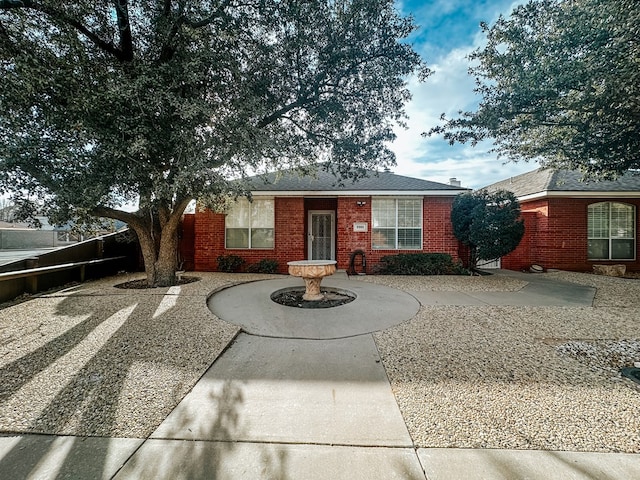 view of ranch-style house