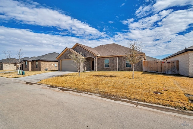 ranch-style house with a garage