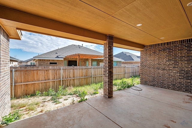 view of patio