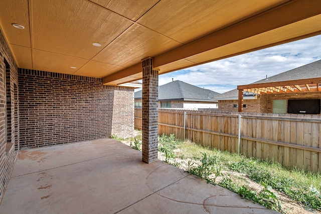 view of patio