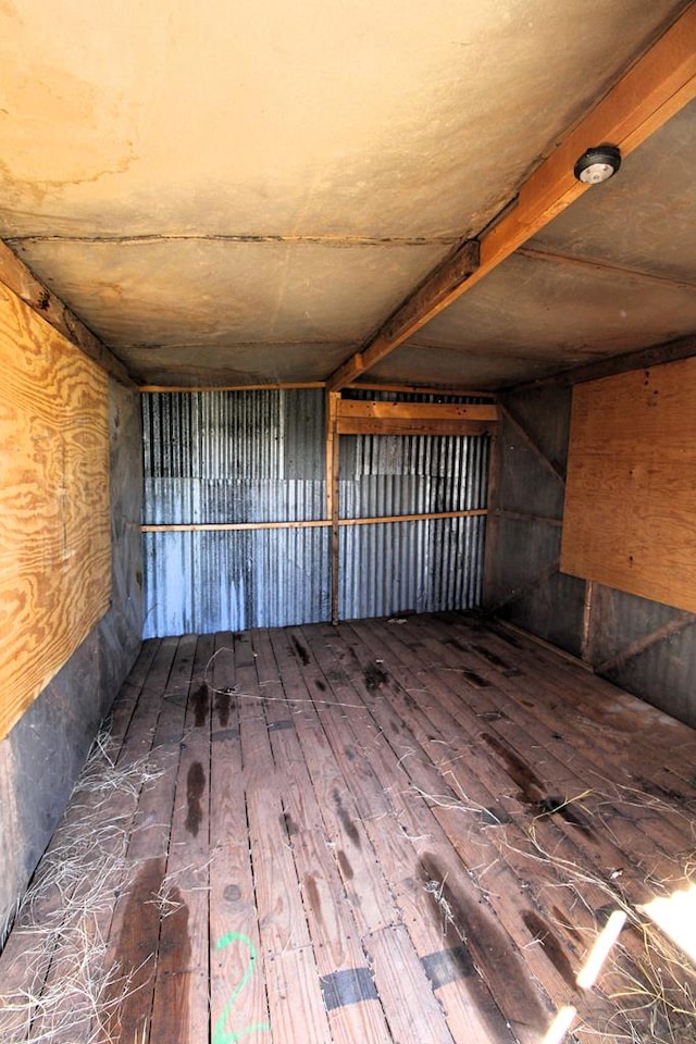 miscellaneous room with hardwood / wood-style floors