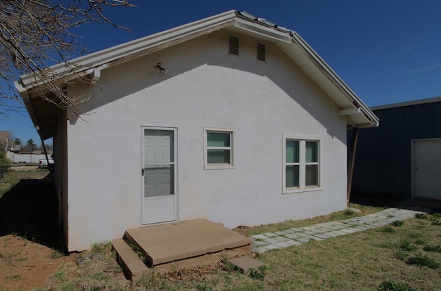 view of back of property